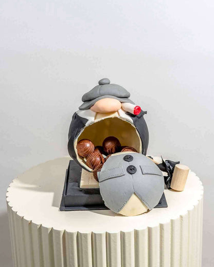 Grumpy Old Man Father's Day Chocolate Gift by NJD
