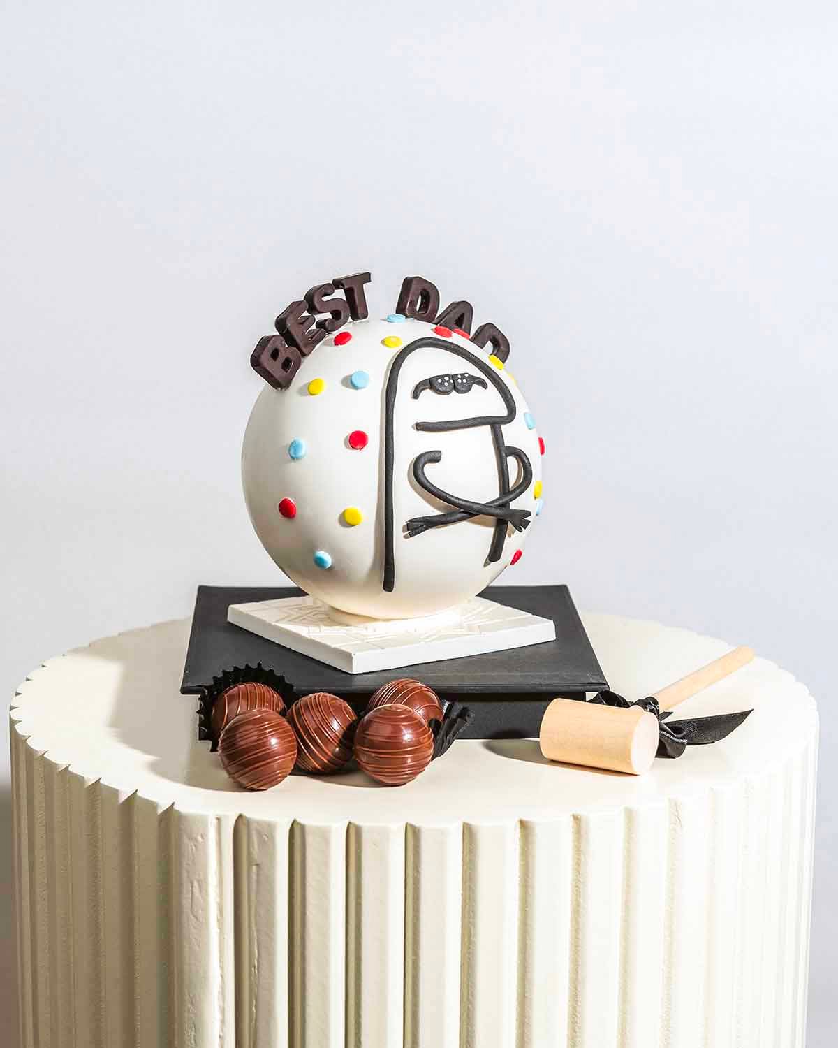 Best Dad Smashable Chocolate Gift by NJD