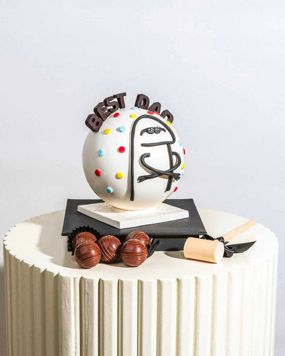 Best Dad Smashable Chocolate Gift by NJD