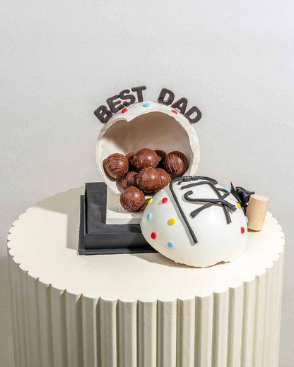 Best Dad Smashable Chocolate Gift by NJD