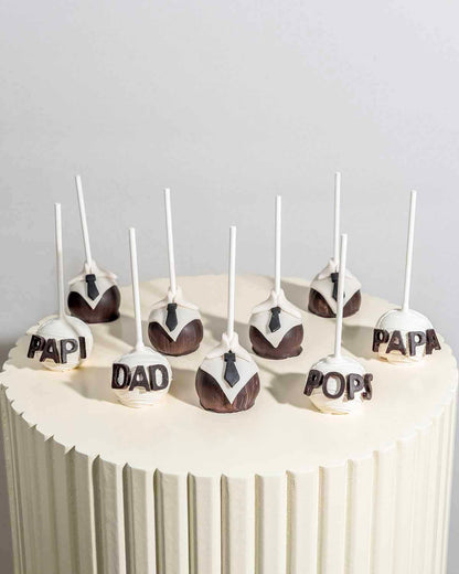 Dad POPS Papa Papi Cake Pops Gift by NJD