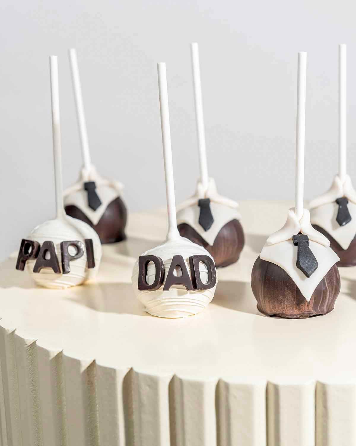 Dad POPS Papa Papi Cake Pops Gift by NJD
