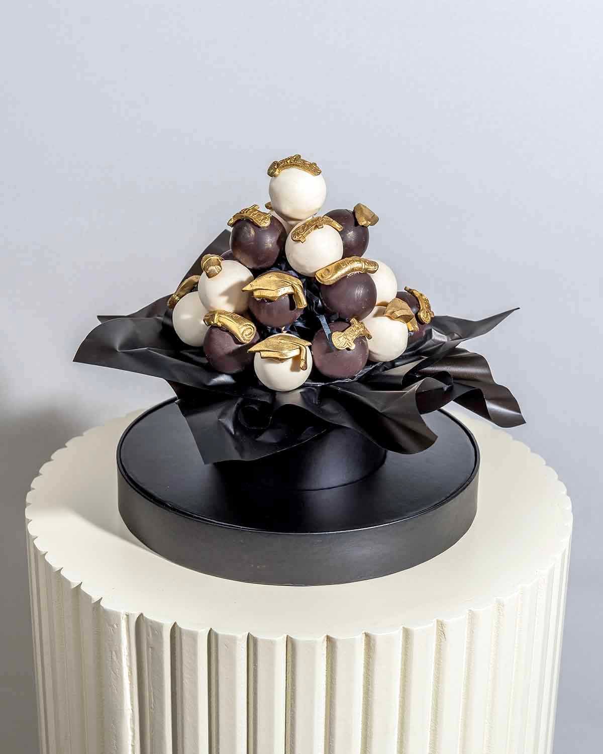 Graduation Theme Cake Pops Assortment by NJD