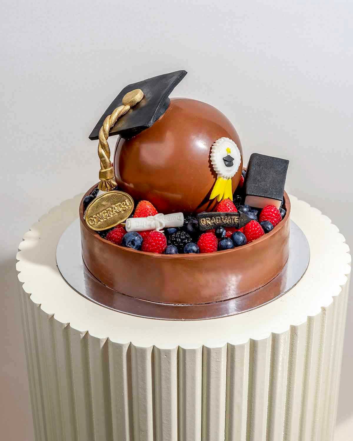 Chocolate Cake with Fresh Fruits by NJD