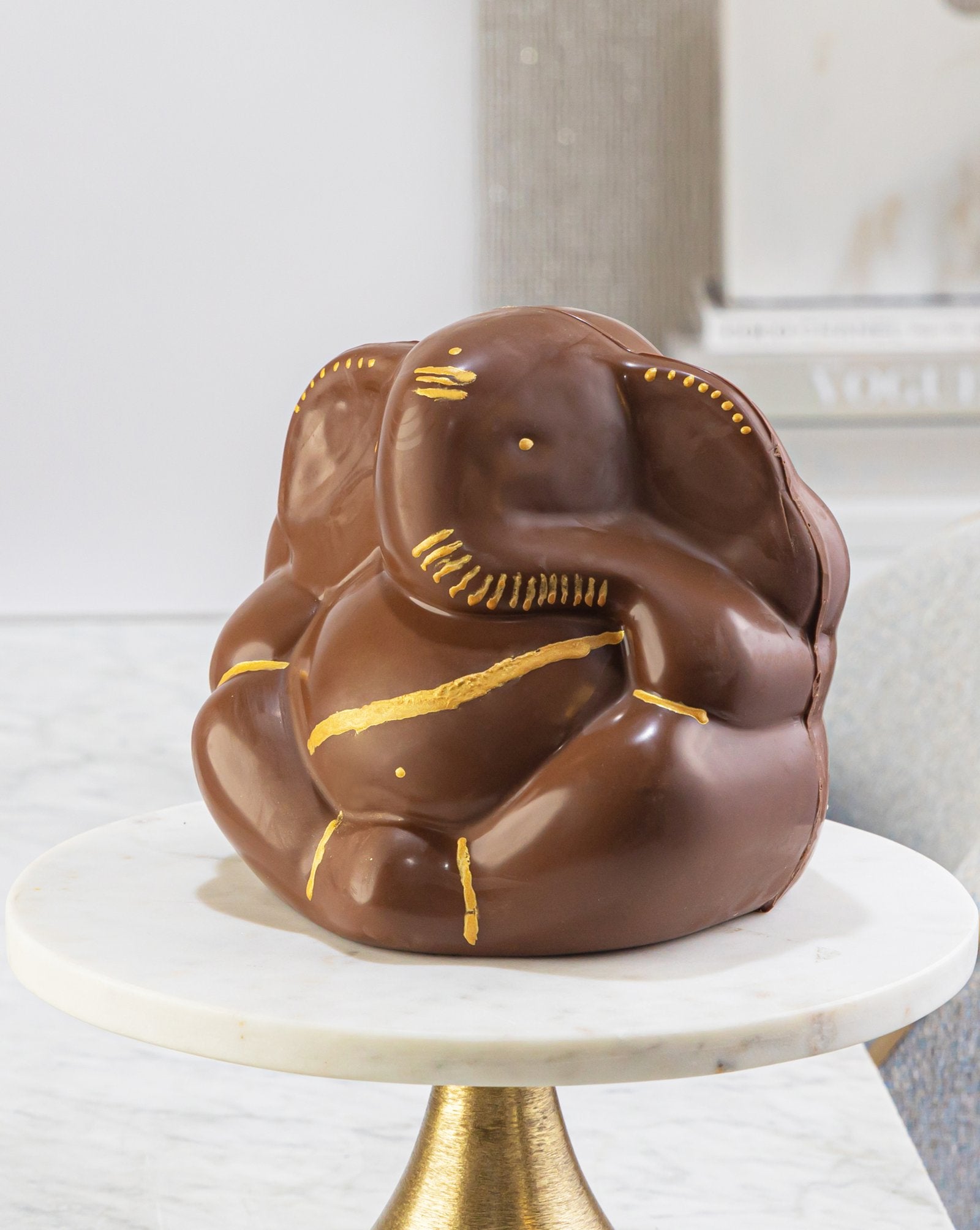 Eco friendly Chocolate Ganpathi Small by NJD