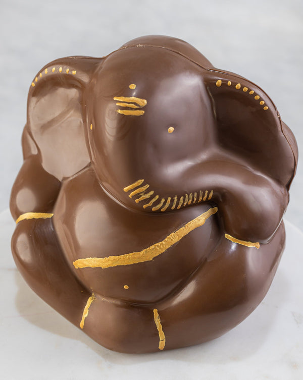 Eco friendly Chocolate Ganpathi Small by NJD