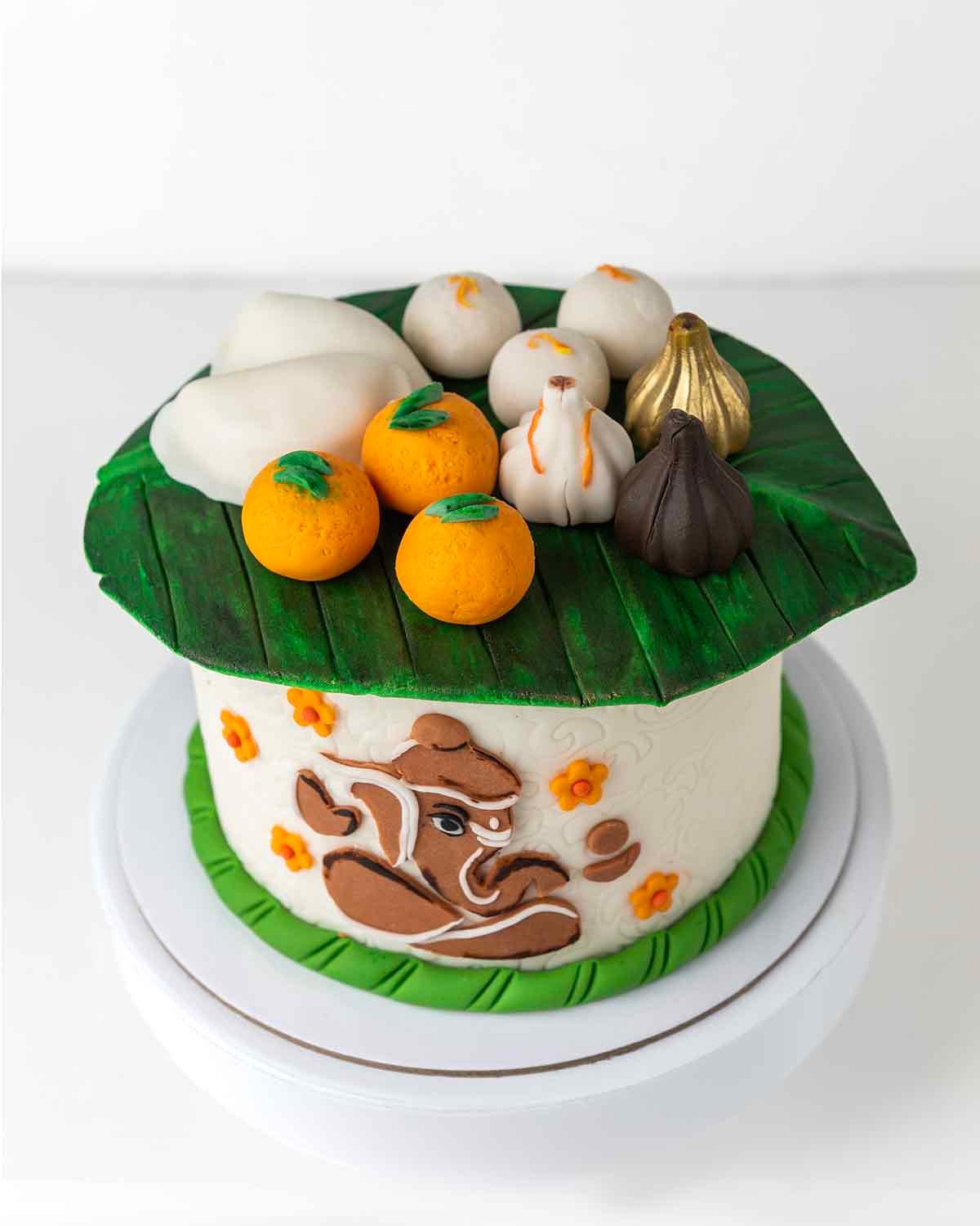 Ganpathi Meethai Theme Cake by NJD