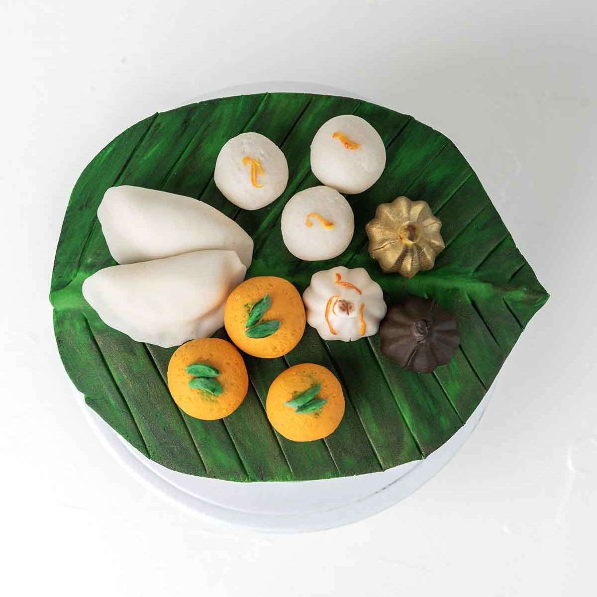 Ganpathi Mithai Theme Cake by NJD