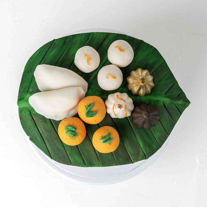 Ganpathi Mithai Theme Cake by NJD