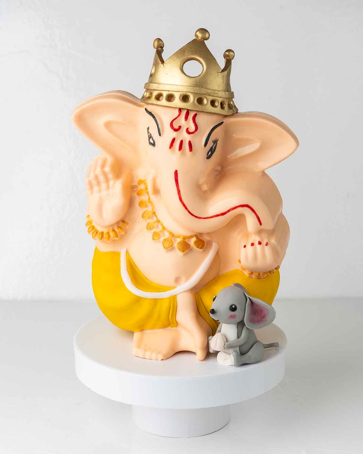 White Chocolate Eco Friendly Bappa with Mussa by NJD
