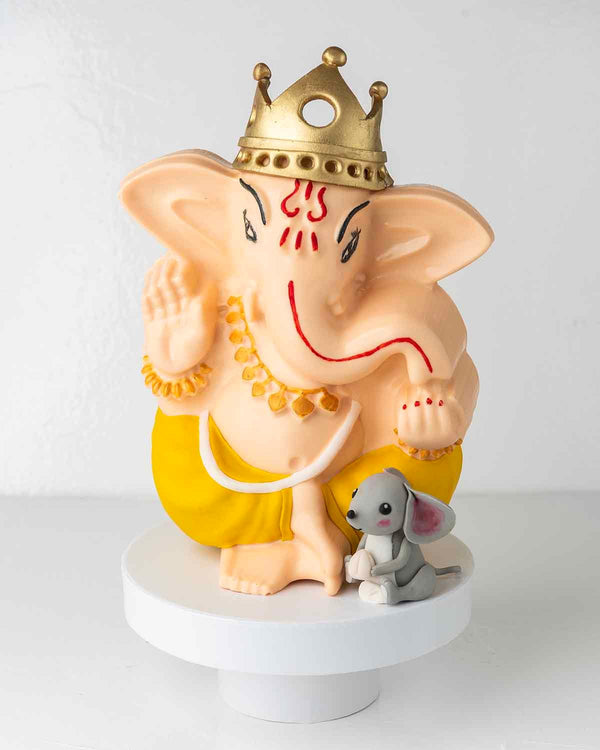 White Chocolate Eco Friendly Bappa with Mussa by NJD