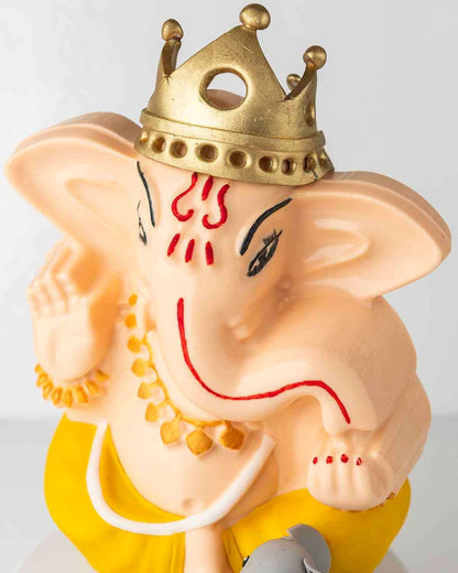 White Chocolate Eco Friendly Bappa with Mussa by NJD