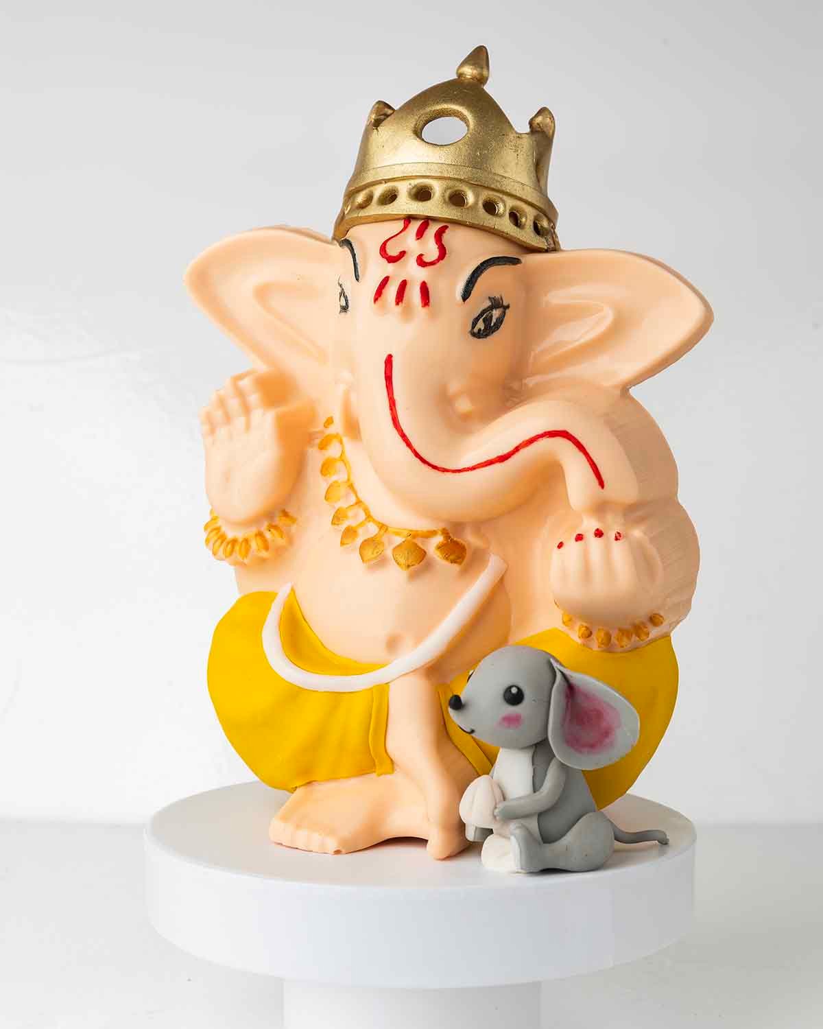 White Chocolate Eco Friendly Bappa with Mussa by NJD