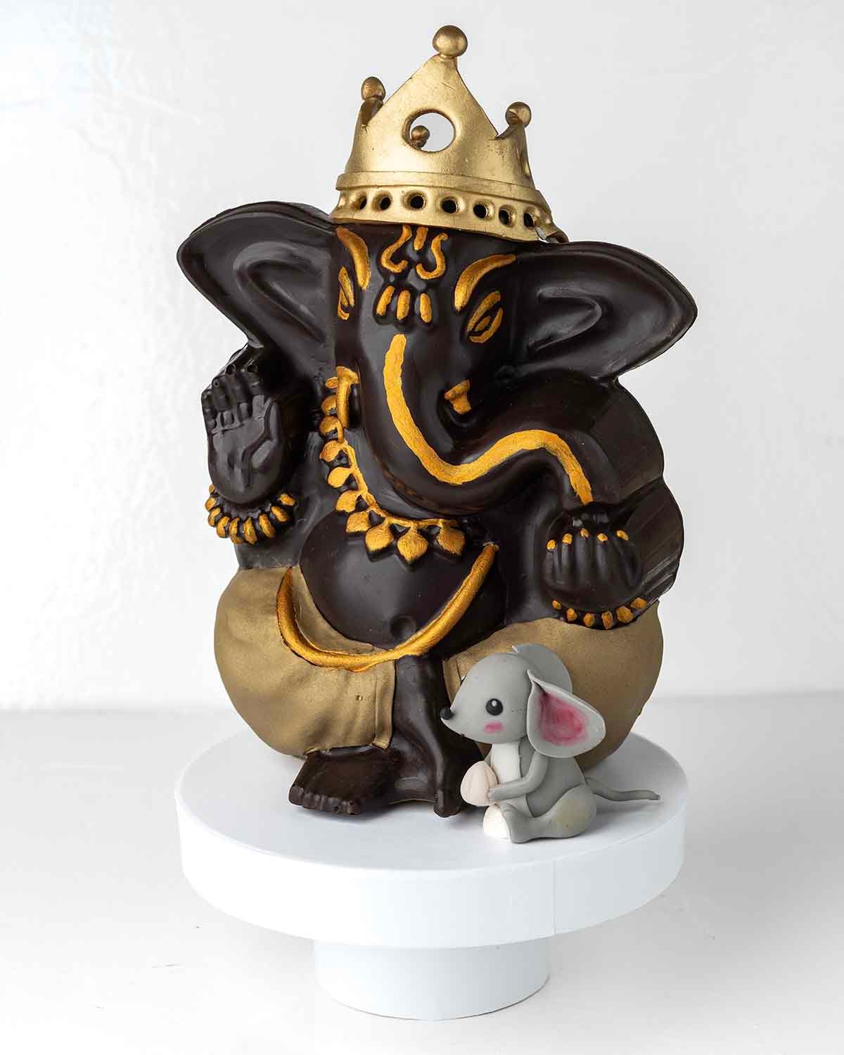 Dark Chocolate Eco Friendly Bappa with Mussa by NJD