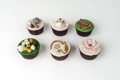 6 Ganesha Theme Cupcakes by NJD