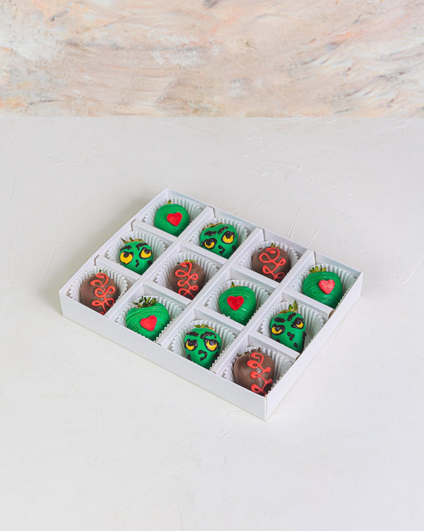 The Grinch Chocolate Strawberries by NJD