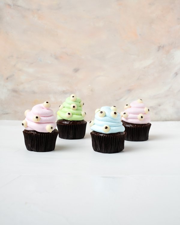 Monster's Eye on Cupcakes