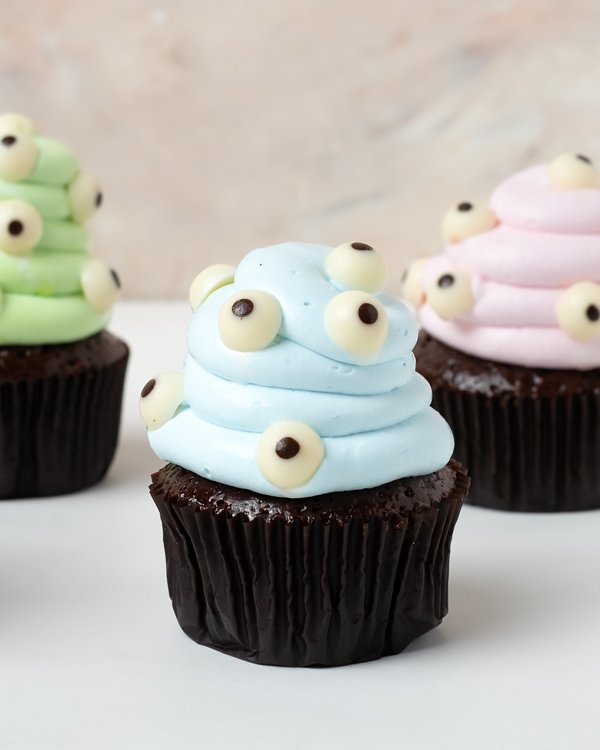 Monster's Eye on Cupcakes