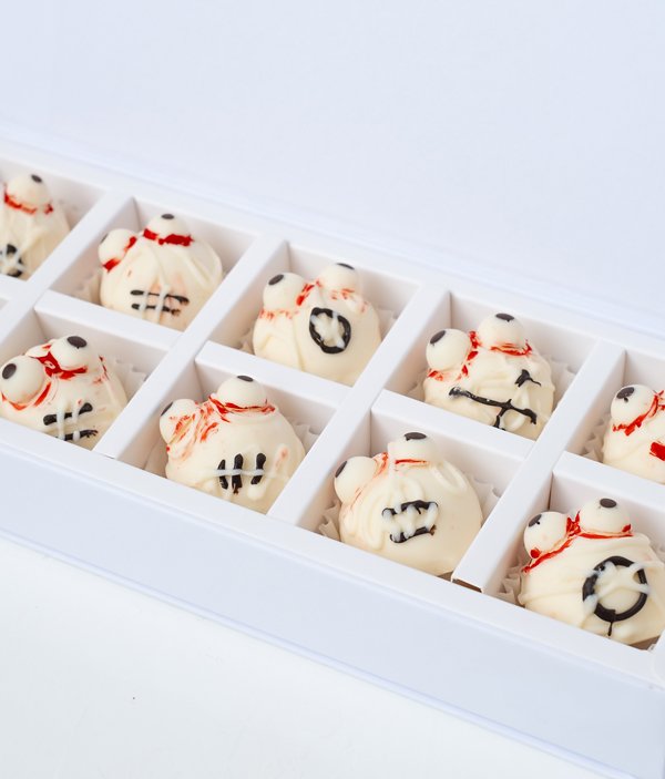 Mini Zombie Cake pops
