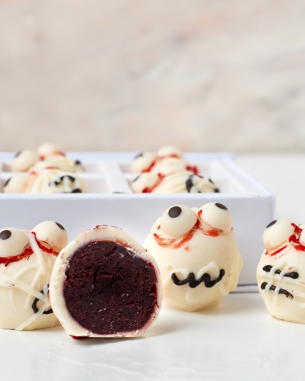 Mini Zombie Cake pops