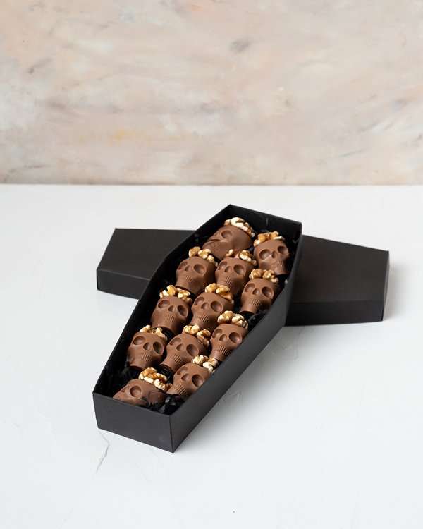 Chocolate Skulls Gone Nuts by NJD