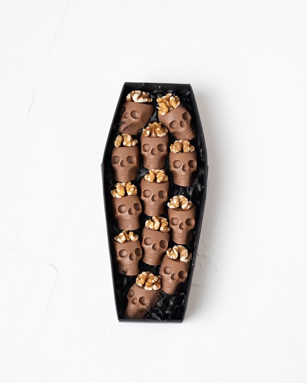 Chocolate Skulls Gone Nuts by NJD