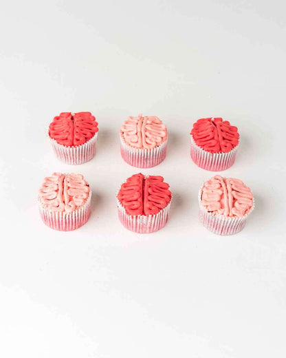 Zombie Brain Cupcakes
