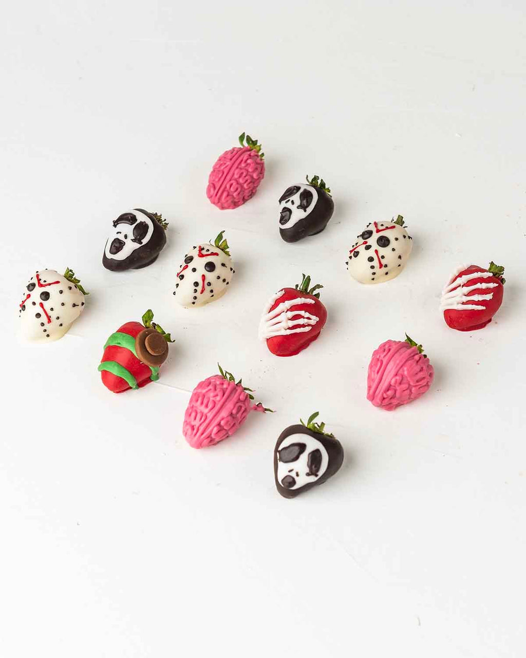 Ghost and Skeleton Chocolate Strawberries