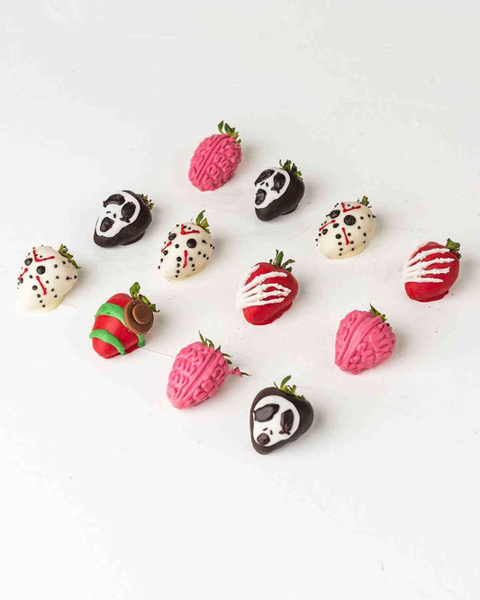 Ghost and Skeleton Chocolate Strawberries
