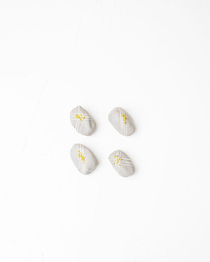 Silver & Gold Dates 4pcs Gift Box