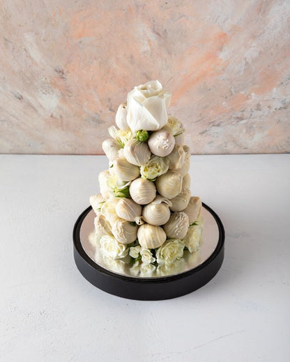 White Chocolate Strawberry Tower by NJD