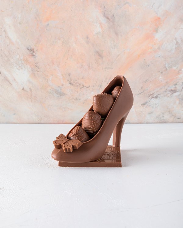 Edible Chocolate Shoe with Berries