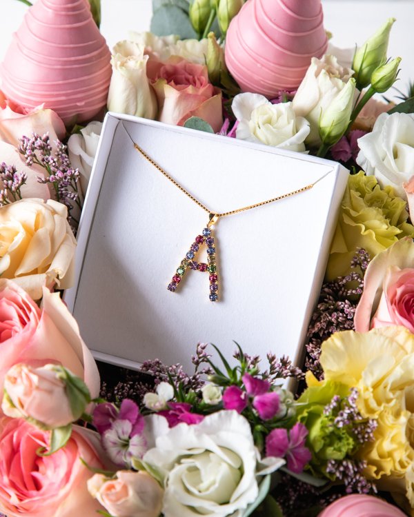 Letter Necklace Hamper by NJD