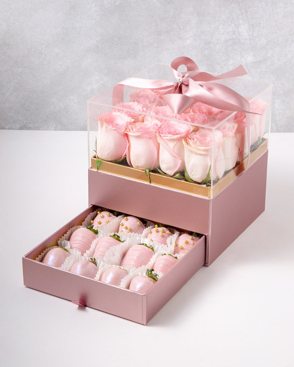 Pink Roses and Berries by NJD