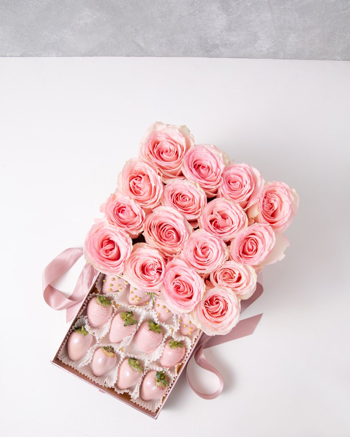 Pink Roses and Berries by NJD