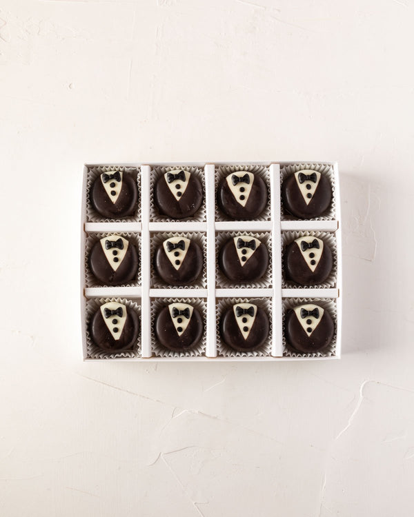 Suit up Chocolate Covered Oreos