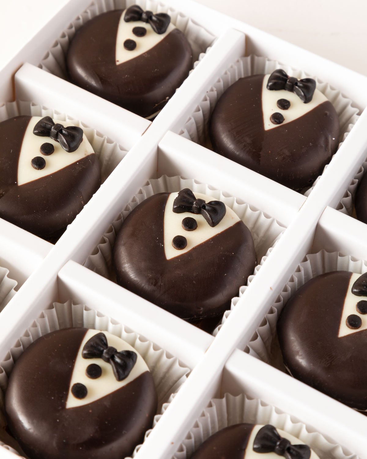 Suit up Chocolate Covered Oreos