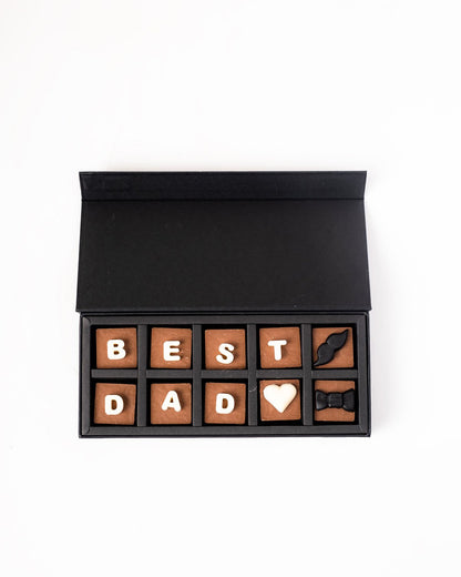 Best Dad 10pc Chocolate Gift Box by NJD