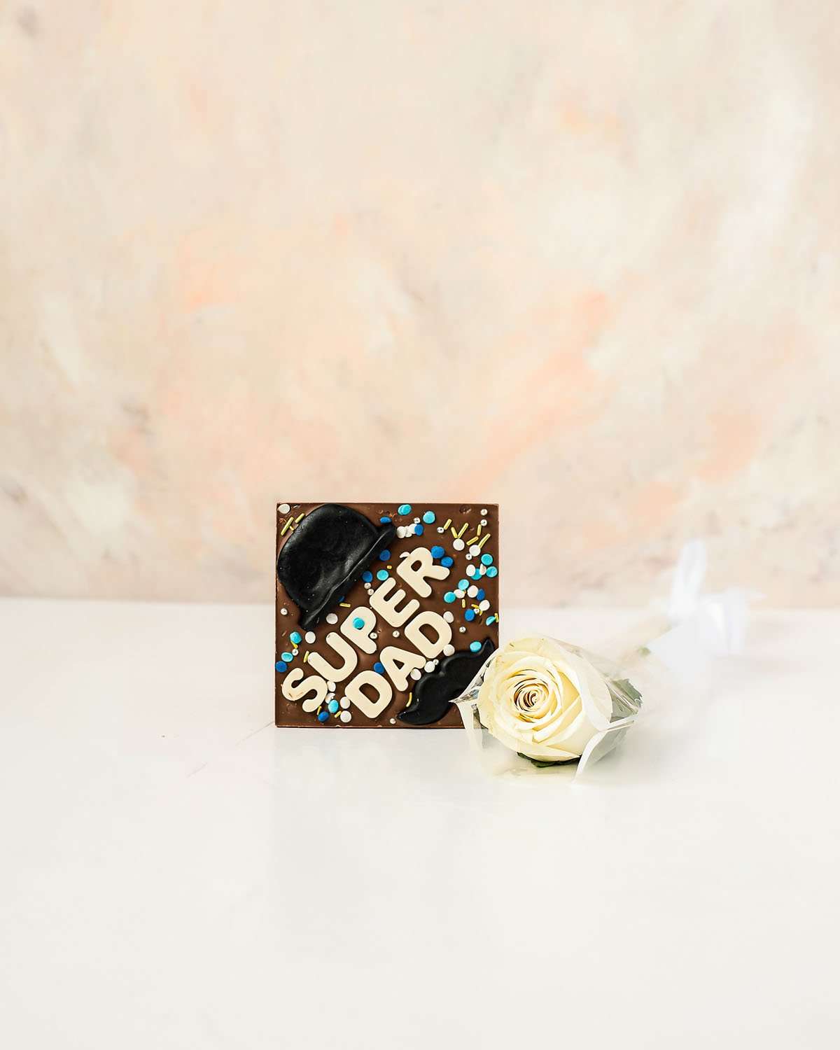 Super Dad Chocolate and Rose Gift by NJD