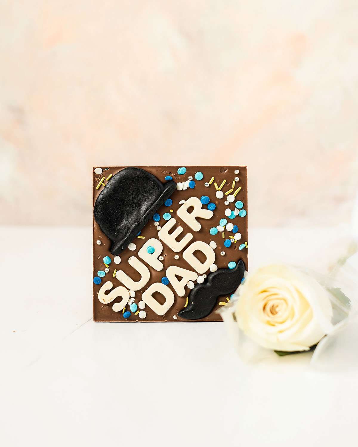Super Dad Chocolate and Rose Gift by NJD