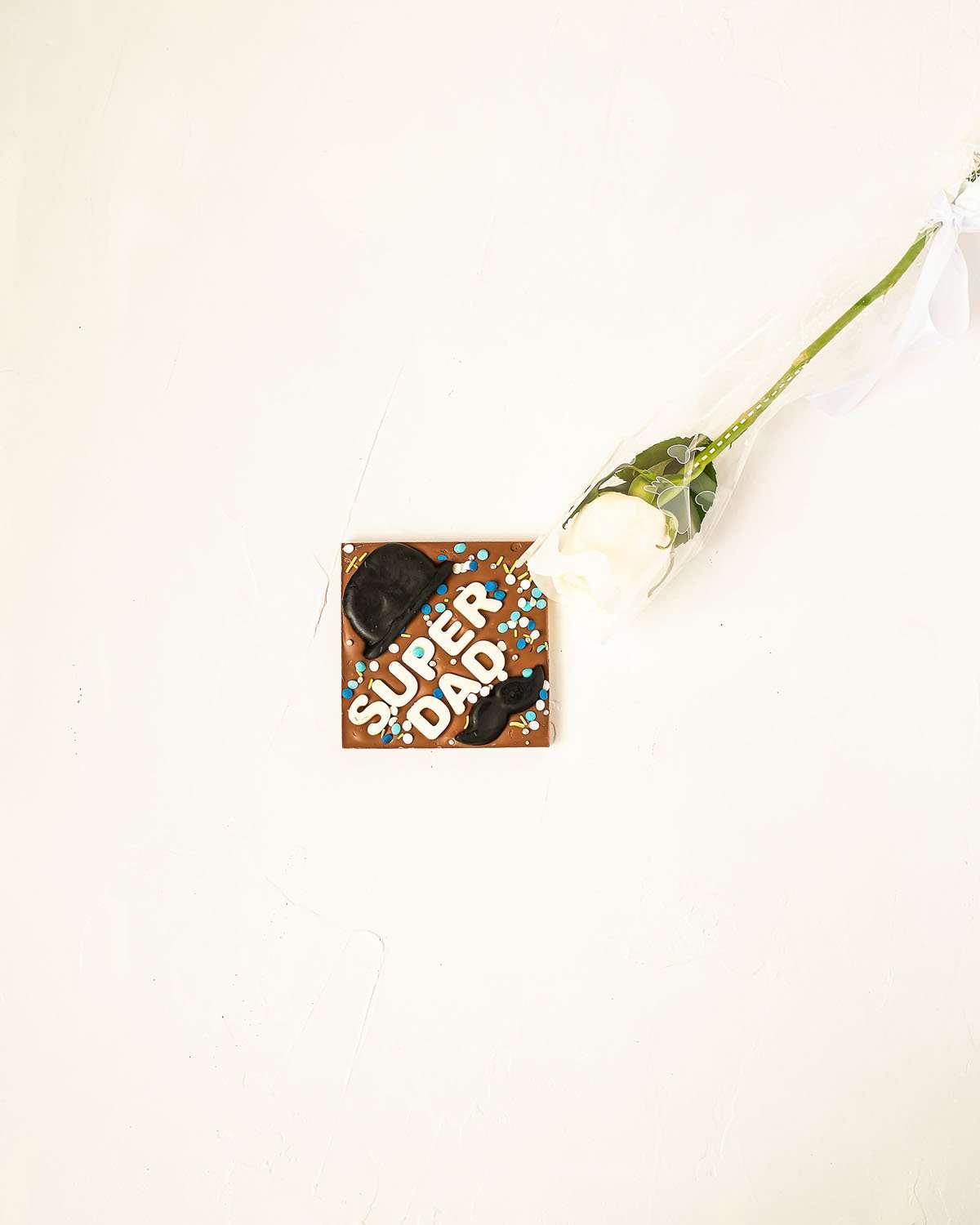 Super Dad Chocolate and Rose Gift by NJD