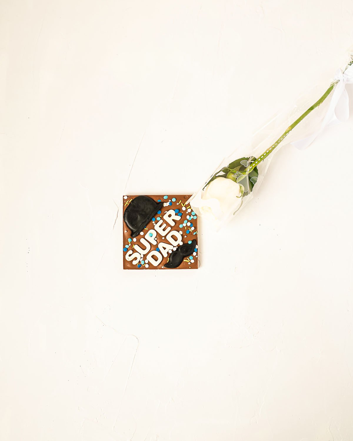 Super Dad Chocolate with Rose by NJD