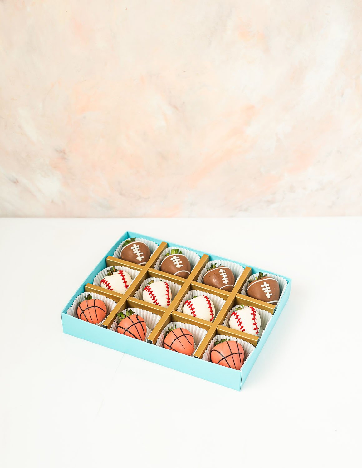 Sports Theme Chocolate Strawberries Gift by NJD