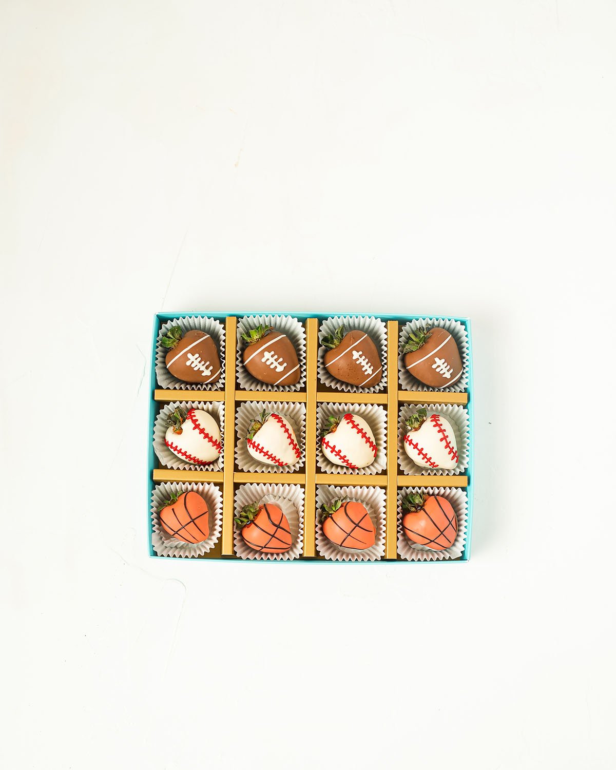 Sports Theme Chocolate Strawberries Gift by NJD