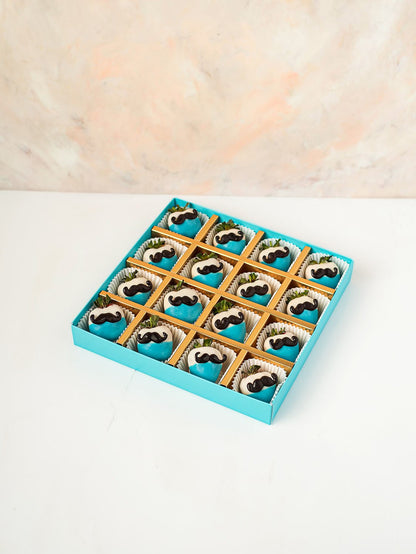 Moustache Chocolate Strawberries Father's Day by NJD