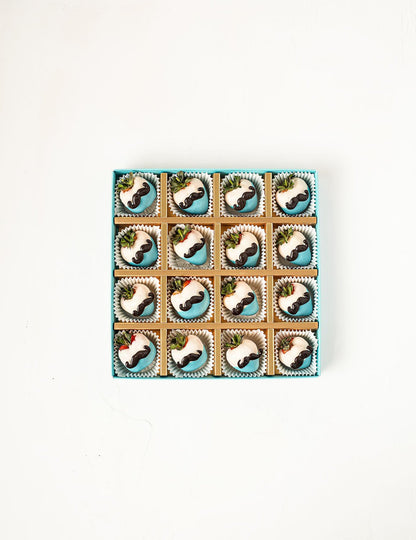 Moustache Chocolate Strawberries Father's Day by NJD