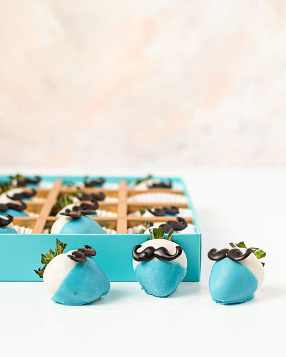 Moustache Chocolate Strawberries Father's Day by NJD
