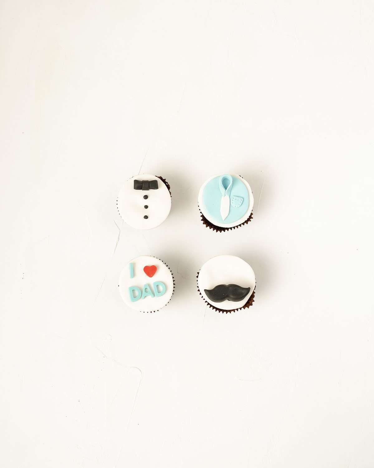 4 Cupcakes for Dad Father's Day Gift by NJD