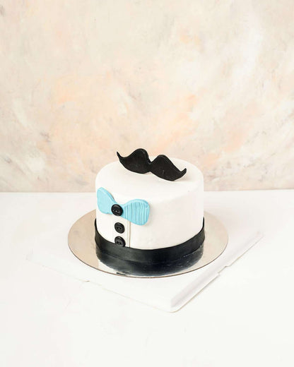 Mini Cake with Bow Tie Father's Day Gift by NJD