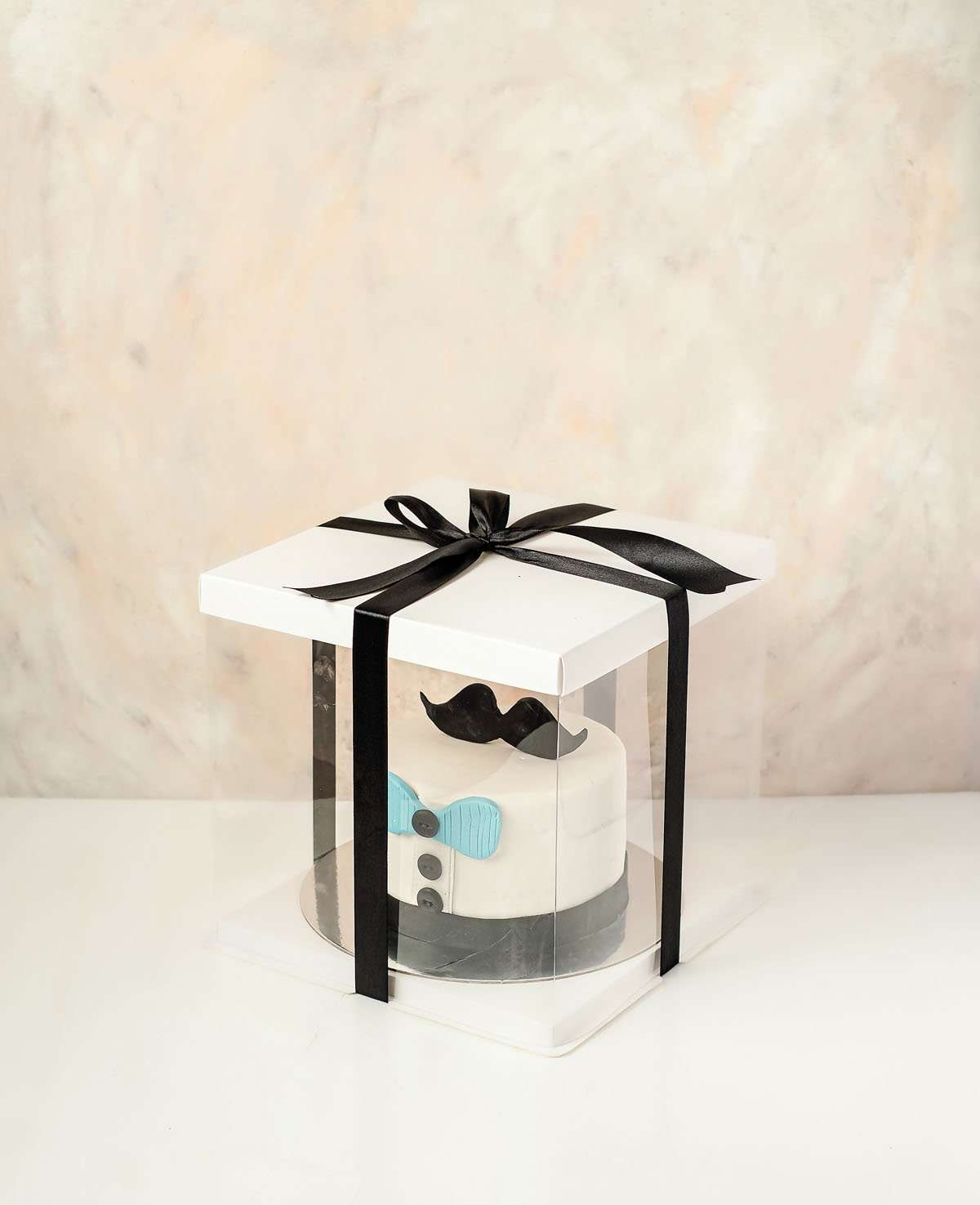 Mini Cake with Bow Tie Father's Day Gift by NJD